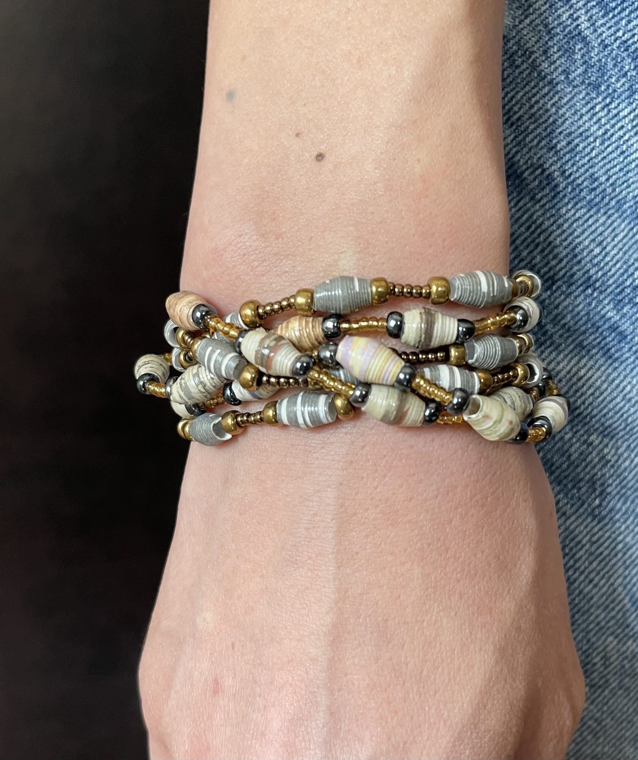 Triple Classic Bracelet – Haitian Bead Project